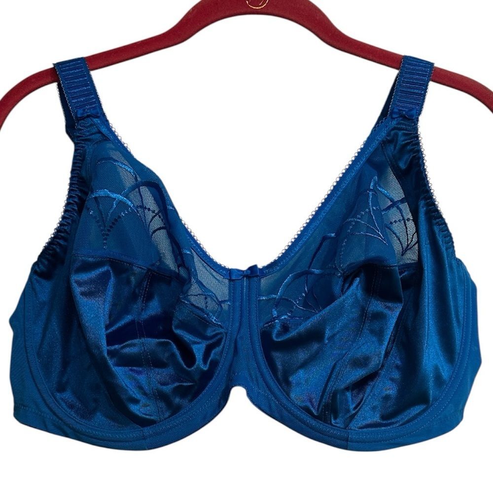 Elomi Cate Full Cup Banded Bra EL4030 Poseidon Size 40G Underwire
